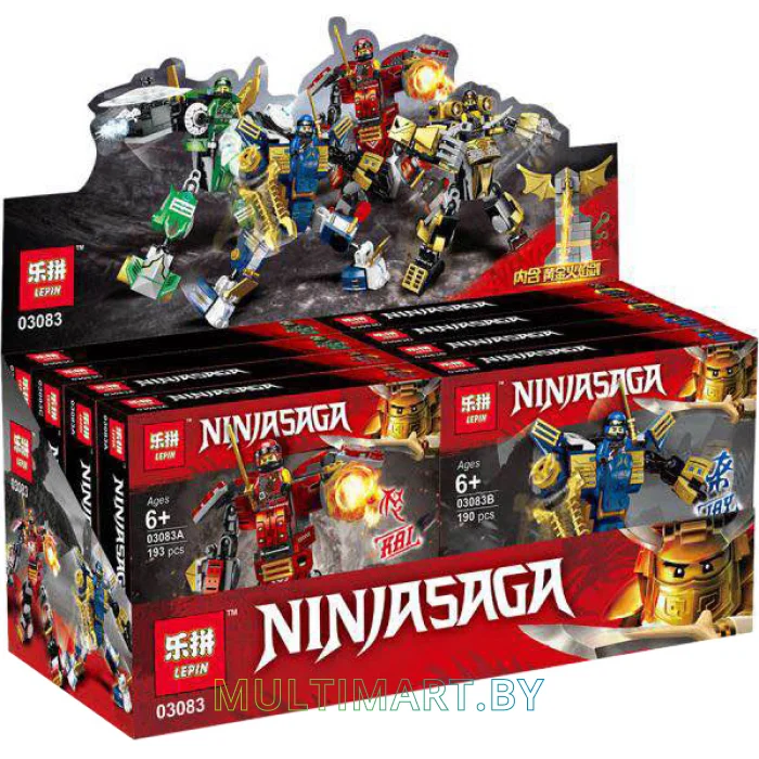 Конструктор Lepin 03083 NinjaGo Robot Mech (761 деталь)